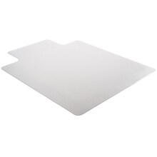 Deflect-O Vinyl 36x 48 Rectangle Chair Mat with Lip (CM11113PB)