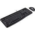 Logitech MK120 Optical Wired Keyboard and Mouse Combo, Black (920-002565)