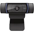Logitech C920 Pro Computer Webcam With Dual Stereo Microphones, HD 1080p, Black (960-000764)