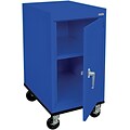 Sandusky Elite 36H Transport Work Height Storage Cabinet with 2 Shelves, Blue (TA11182430-06)