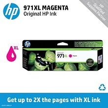 HP 971XL Magenta High Yield Ink Cartridge (CN627AM)