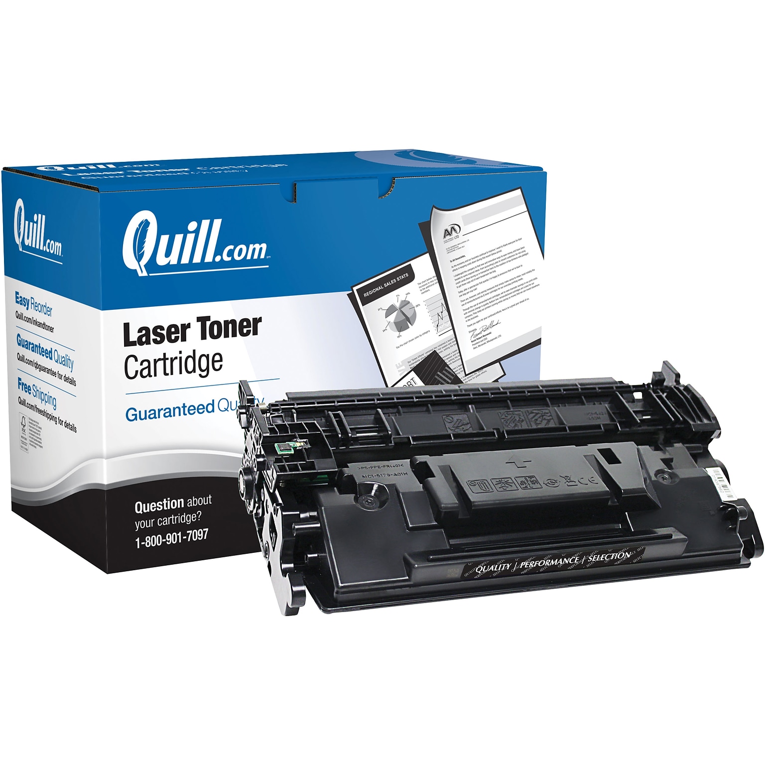 Quill Brand® Remanufactured Black High Yield Toner Cartridge Replacement for HP 26X (CF226X) (Lifetime Warranty)