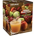 Green Mountain Hot Apple Cider Fruit Brew Seasonal, Keurig® K-Cup® Pods, 24/Box (6201)