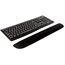 Staples Memory Foam Keyboard Wrist Rest, Black