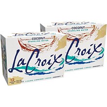 LaCroix Coconut Flavored Sparkling Water, 12 oz., 24/Carton (NAV40121)