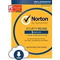 Norton Security Deluxe, 5 Devices (1 User) [Download]