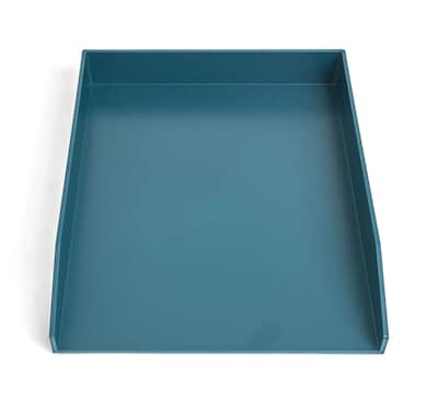 TRU RED™ Front Load Stackable Plastic Letter Tray, Teal (TR55258)