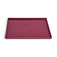 TRU RED™ Slim Stackable Plastic Tray, Purple (TR55267)