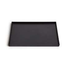 TRU RED™ Slim Stackable Plastic Tray, Black (TR55264)