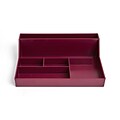 TRU RED™ 6-Compartment Plastic Desktop Organizer, Purple (TR55262)