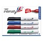 BIC Intensity Tank Dry Erase Markers, Chisel Tip, Assorted, 4/Pack (GDEMP41-AST)