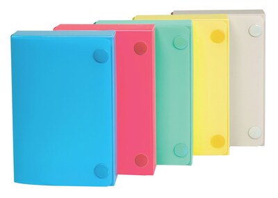 C Line 3 x 5 Index Card Case, Assorted Colors, Set of 24, (CLI58335)