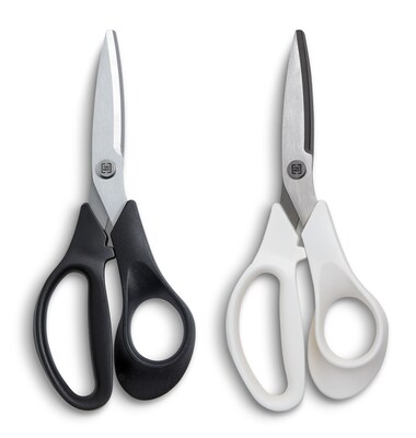 TRU RED™ 7 Stainless Steel Scissors, Straight Handle, 2/Pack (TR55034)