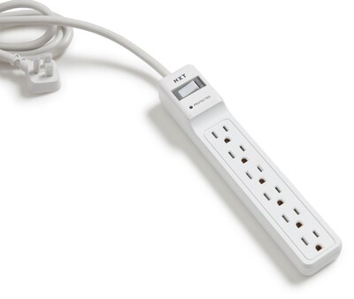 NXT Technologies™ 6-Outlet Surge Protector, 8' Cord, 900 Joules (NX54314)