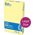 Quill Brand® 30% Recycled Multipurpose Paper, 20 lbs., 8.5 x 14, Canary Yellow, 500 sheets/Ream (7