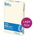 Quill Brand® 30% Recycled Multipurpose Paper, 20 lbs., 8.5 x 14, Ivory, 500 sheets/Ream (720583)