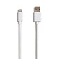NXT Technologies™ 4 Ft. Braided Lightning to USB Cable, White (NX54355)