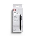 TRU RED™ Retractable Quick Dry Gel Pens, Fine Point, 0.5mm, Black, Dozen (TR54489)
