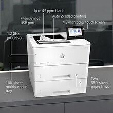 HP LaserJet Enterprise M507X Wireless Monochrome Laser Printer