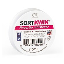 Lee Sortkwik® 0.38 oz. Fingertip Moistener, Pink (10050)