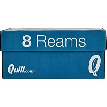 Quill Brand® 8.5 x 11 Multipurpose Copy Paper, 20 lbs., 94 Brightness, 500 Sheets/Ream, 8 Reams/Ca