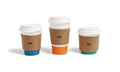 Perk™ Paper Hot Cup Sleeve, Brown, 500/Pack (PK56227)