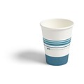 Perk™ Paper Hot Cup, 12 Oz., White/Blue, 50/Pack (PK54367)