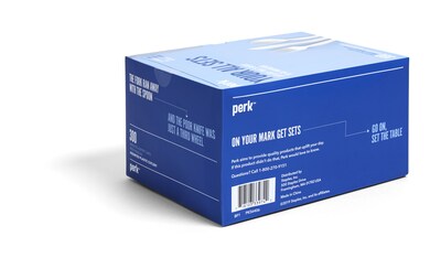 Perk™ Polystyrene Assorted Cutlery, Medium-Weight, White, 300/Pack (PK56406)