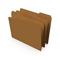 Staples® File Folders, 1/3 Cut Tab, Letter Size, Kraft, 100/Box (TR509315)