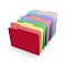 Staples® File Folders, 1/3 Cut Tab, Letter Size, Assorted Colors, 250/Box (TR502678)