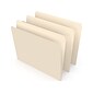 Staples® 30% Recycled File Folders, Single Tab, Letter Size, Manilla, 100/Box (ST56676-CC)