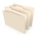 Staples® File Folders, 1/3 Cut Tab, Letter Size, Manila, 100/Box (TR56675)