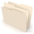 Staples® File Folders, 1/2 Cut, Letter Size, Manila, 100/Box (TR116855)