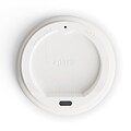 Perk™ Plastic Hot Cup Lid, 10/12/16 Oz., White, 50/Pack (PK54369)