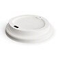 Perk™ Plastic Hot Cup Lid, 10/12/16 Oz., White, 50/Pack (PK54369)