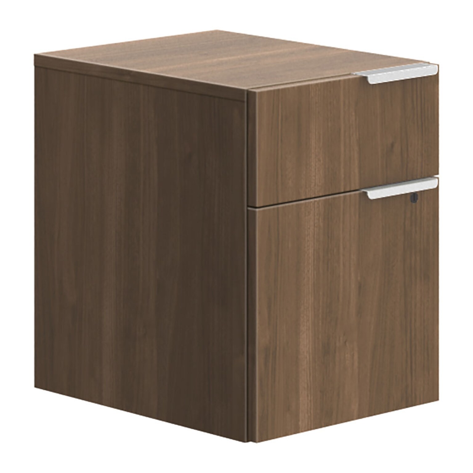 Union & Scale™ Workplace2.0™ 2-Drawer Vertical File Cabinet, Mobile/Pedestal, Letter/Legal, Pinnacle, 20 (UN57493)