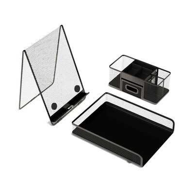 TRU RED™ Magnetic Document Stand with Lip, Matte Black (TR57543-CC)