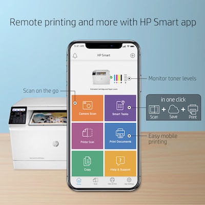 HP Color LaserJet Pro M182nw Wireless All-in-One Laser Printer (7KW55A)
