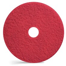 Coastwide Professional 20 Buffing Pad, Red, 5/Carton (CW22984)