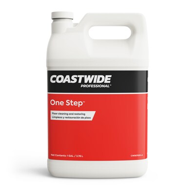 Coastwide Professional™ Floor Cleaner One-Step, Peach, 3.78L/128 Oz., 4/Carton (CW567001-A)