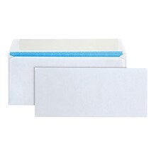 Quality Park Redi-Strip Security Tinted #10 Treated Business Envelopes, 4 1/8 x 9 1/2, White Wove,