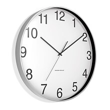 Union & Scale™ Essentials Wall Clock, Aluminum, 16 (UN57810)
