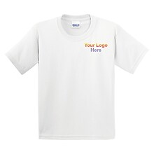 Custom Gildan® Full Color Youth White T-Shirt