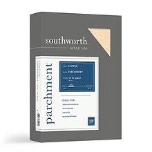 Southworth 8.5 x 11 Specialty Paper, 24 Lbs., Parchment, 500/Box (894C)