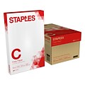 Staples Copy Paper, 11 x 17, 20 lbs., White, 500 Sheets/Ream, 5 Reams/Carton (512215)