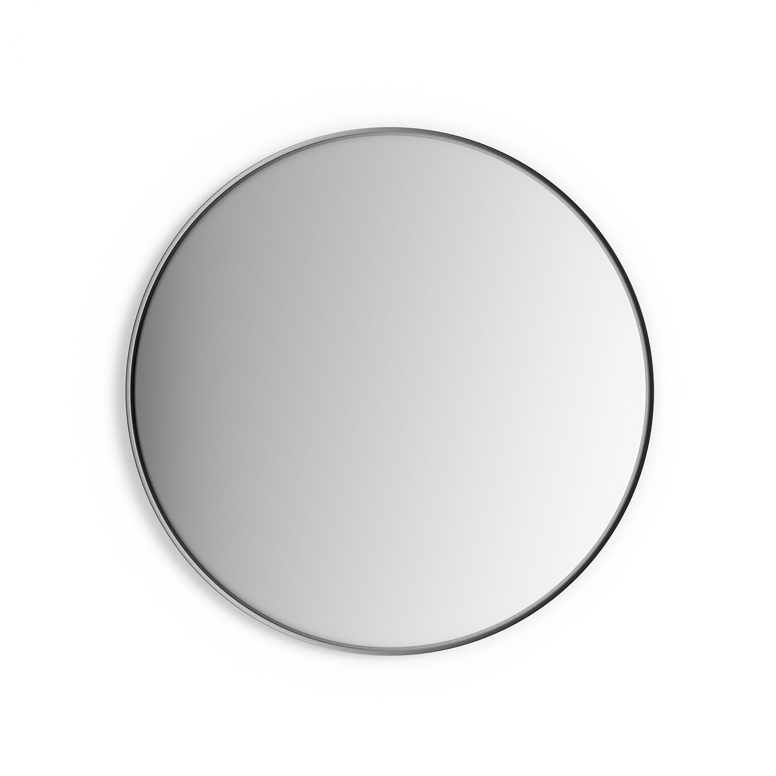 Union & Scale™ Essentials Wall Mirror, Aluminum, 31.5Dia. (UN58029)