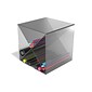 TRU RED™ 6" Plastic Desk Shelf, Smoke (TR58202)
