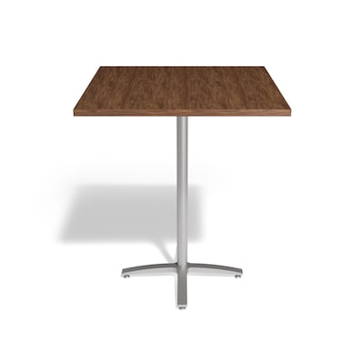 Union & Scale™ Workplace2.0™ Multipurpose 36 Square Pinnacle Laminate Bistro Height Silver Base Tab