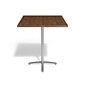 Union & Scale™ Workplace2.0™ Multipurpose 36" Square Pinnacle Laminate Bistro Height Silver Base Table (54842)