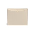 Staples® Reinforced File Jacket, Flat, Letter Size, 8 5/8 x 11 3/4, Manila, 100/Box (TR293050)